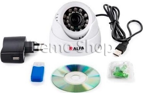 Цифровая камера-регистратор Alfa Agent 001 внутренняя white